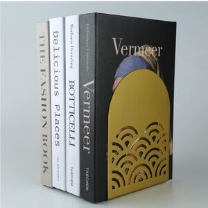 490. 4 pcs Decoration stacked books for home decoration